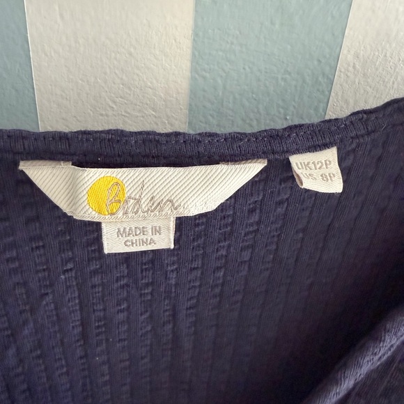 BODEN Navy Blue Midi Dress - Picture 4 of 4